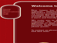 Tablet Screenshot of newsaigon.ca